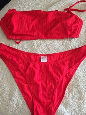 wild fable Hot Pink Ribbed Tube Top